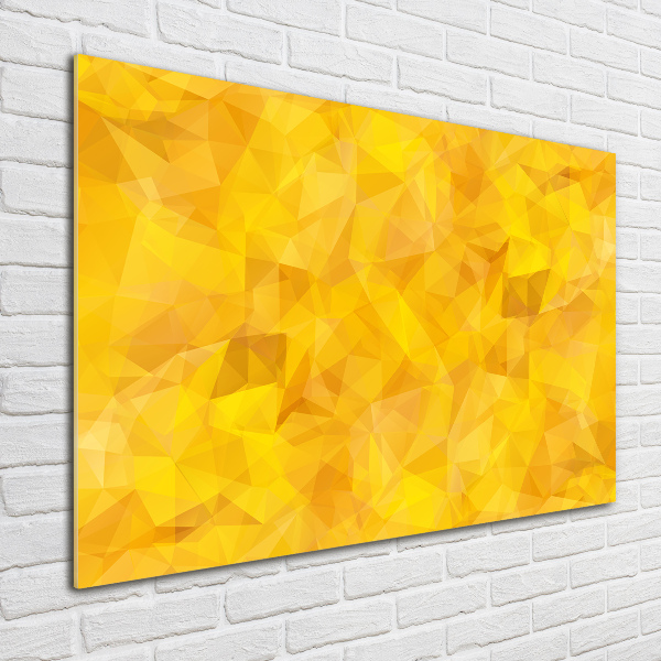 Foto schilderij op glas Abstracte driehoeken