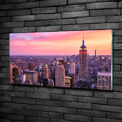 Glazen schilderij New York West