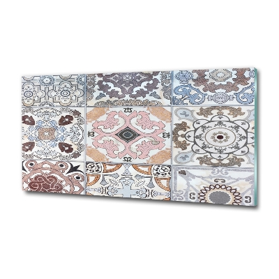 Foto schilderij op glas Keramische tegels