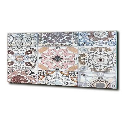 Foto schilderij op glas Keramische tegels