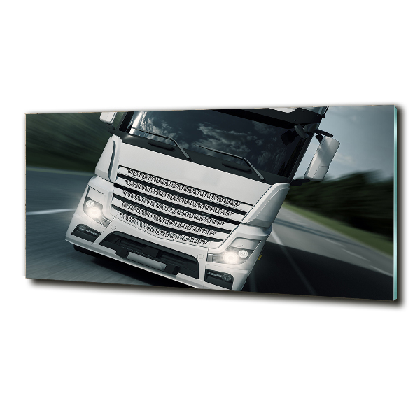 Foto schilderij op glas Vrachtwagen