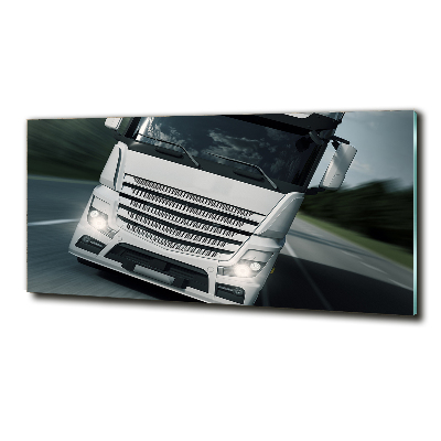 Foto schilderij op glas Vrachtwagen