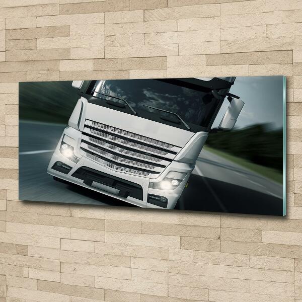 Foto schilderij op glas Vrachtwagen