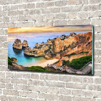 Schilderij glas Lagos Portugal