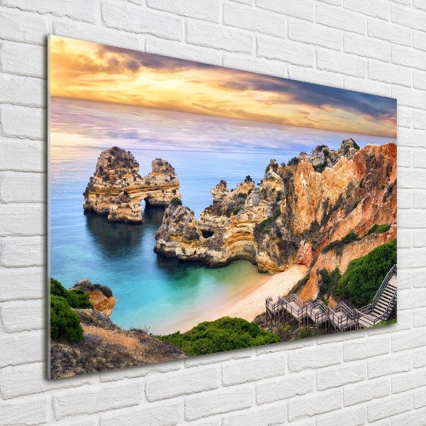 Schilderij glas Lagos Portugal