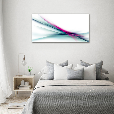 Schilderij op glas Abstracte golven