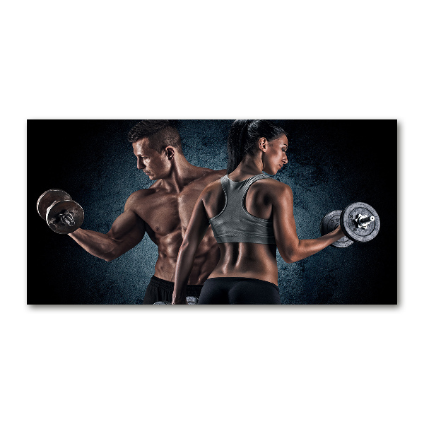 Schilderij op glas Spieropbouw