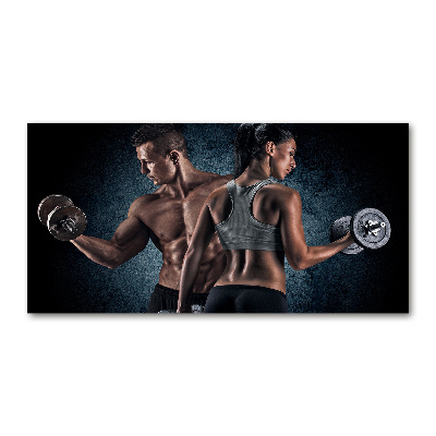 Schilderij op glas Spieropbouw