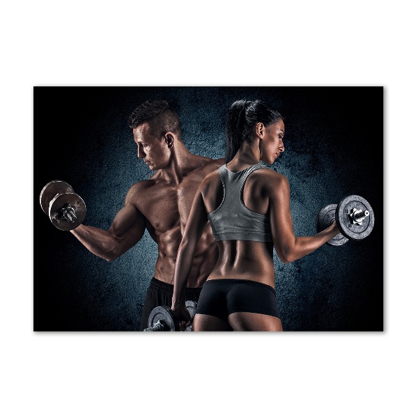 Schilderij op glas Spieropbouw