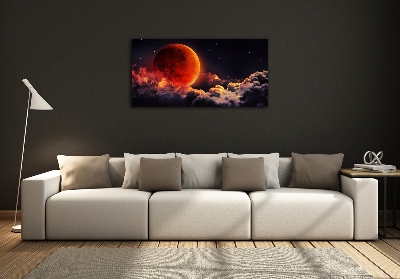Glazen schilderij Maansverduistering