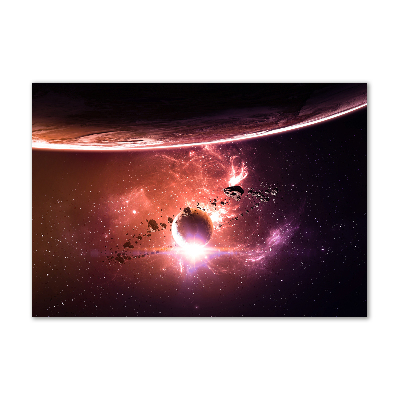 Foto schilderij op glas Melkwegstelsel