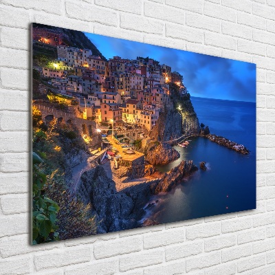 Schilderij op glas Manarola Italië