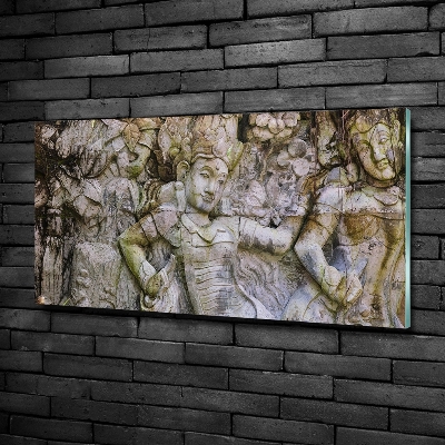 Schilderij glas Stenen sculptuur
