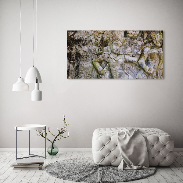 Schilderij glas Stenen sculptuur