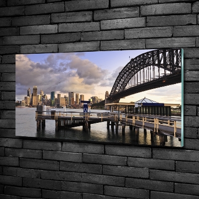 Glazen schilderij Sydney Bridge