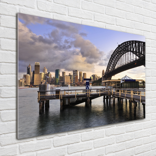 Glazen schilderij Sydney Bridge