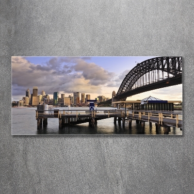 Glazen schilderij Sydney Bridge