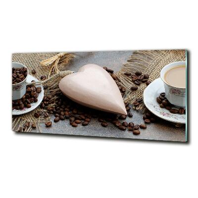 Glazen schilderij Koffie met melk