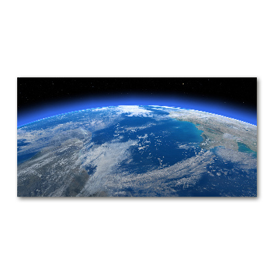Glazen schilderij Planeet Aarde