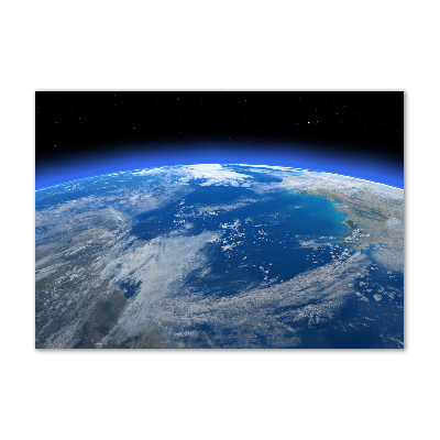 Glazen schilderij Planeet Aarde
