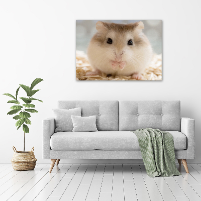 Foto schilderij op glas Hamster
