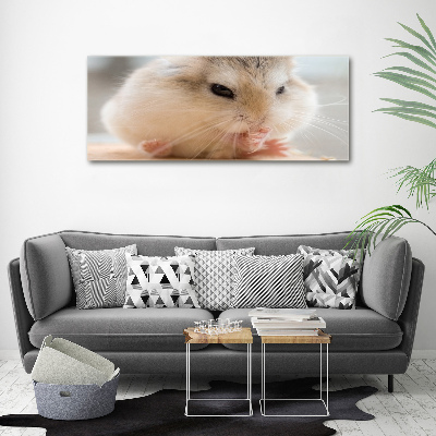 Schilderij op glas Hamster