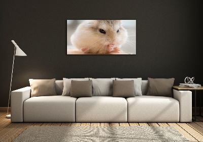 Schilderij op glas Hamster