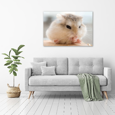 Schilderij op glas Hamster