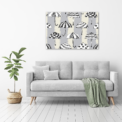 Schilderij op glas Paraplu's