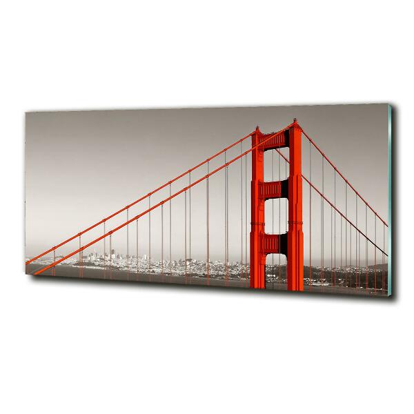 Schilderij glas San Francisco-brug