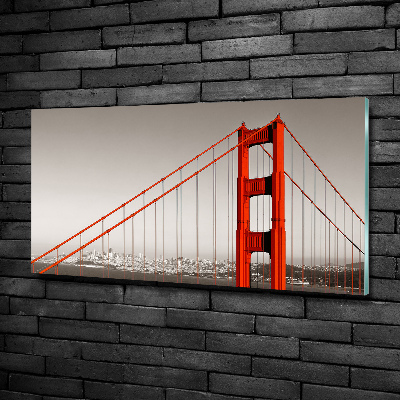 Schilderij glas San Francisco-brug