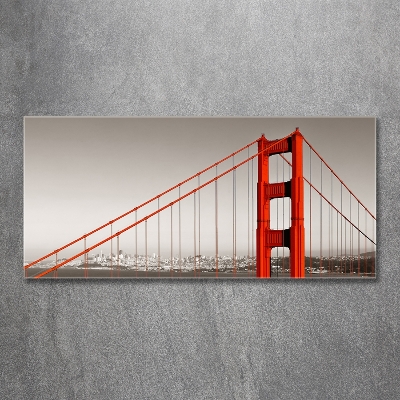 Schilderij glas San Francisco-brug