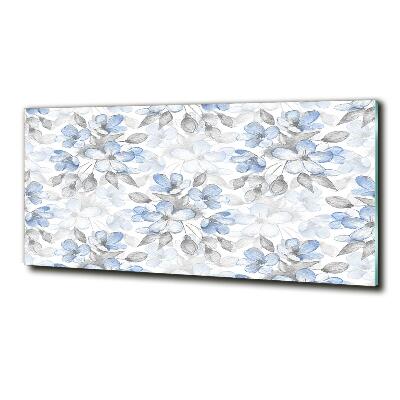 Schilderij op glas Tere bloemen