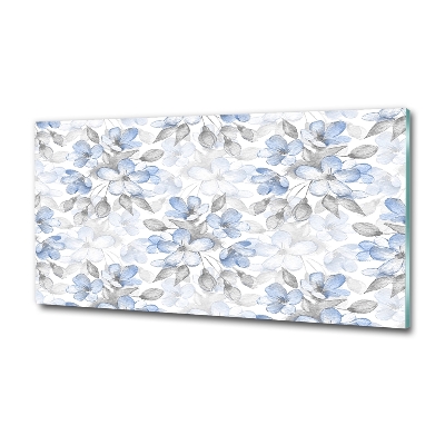 Schilderij op glas Tere bloemen