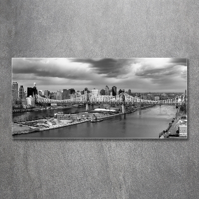 Schilderij glas New York