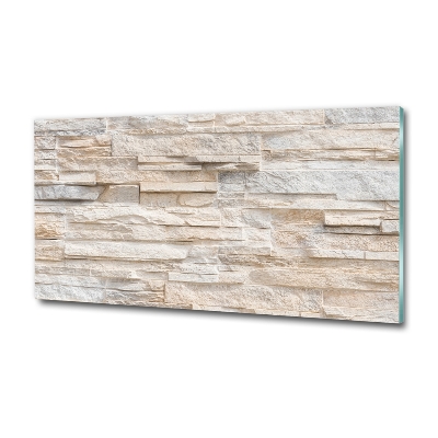 Glazen schilderij Bakstenen muur