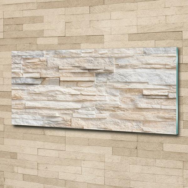 Glazen schilderij Bakstenen muur