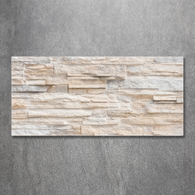 Glazen schilderij Bakstenen muur