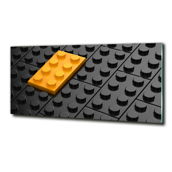 Glazen schilderij Lego