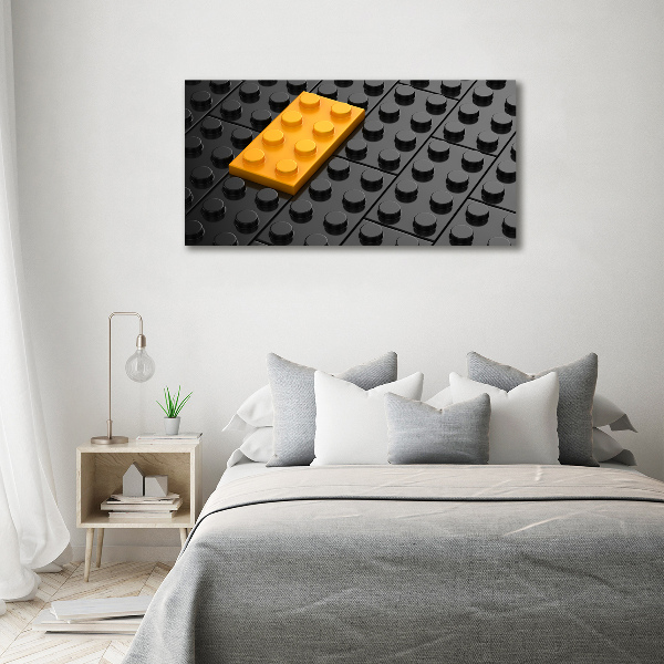 Glazen schilderij Lego