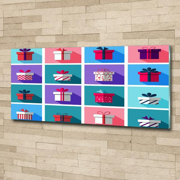 Foto schilderij op glas Cadeaus