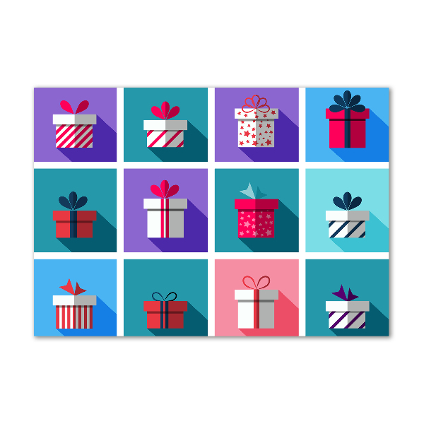 Foto schilderij op glas Cadeaus