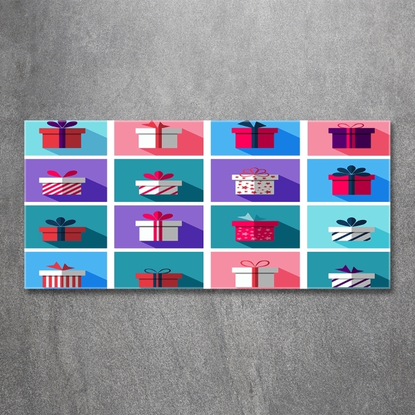 Foto schilderij op glas Cadeaus