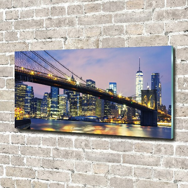 Glazen schilderij Brooklynbrug