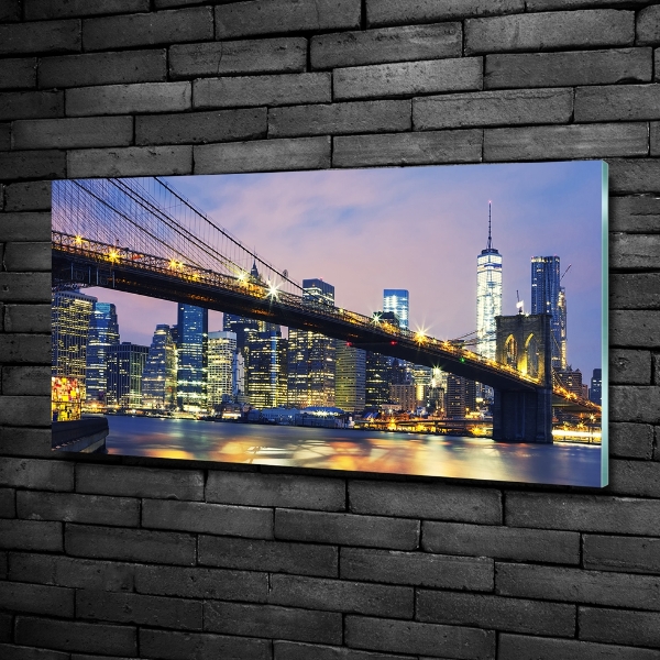 Glazen schilderij Brooklynbrug