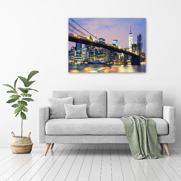 Glazen schilderij Brooklynbrug