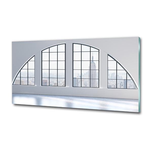 Foto schilderij op glas Ruim interieur