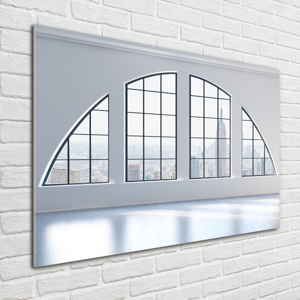 Foto schilderij op glas Ruim interieur