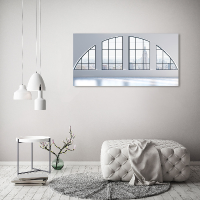Foto schilderij op glas Ruim interieur