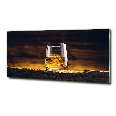 Glazen schilderij Bourbon in een glas